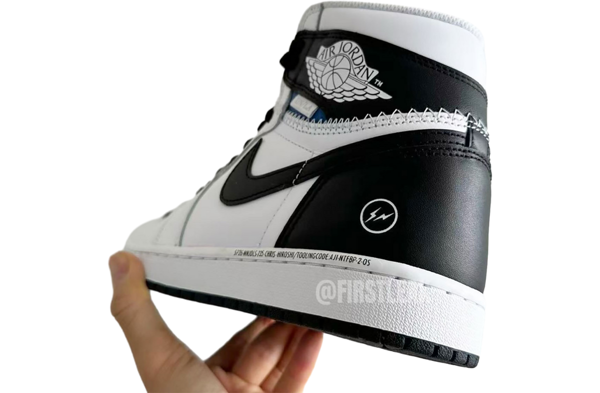 Fragment x Union LA x Air Jordan 1 High OG White / Black - Image 2