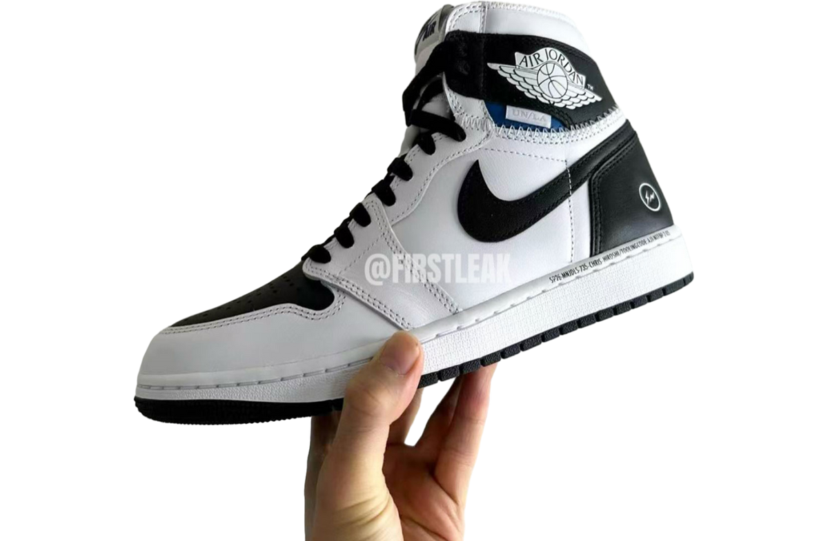 Fragment x Union LA x Air Jordan 1 High OG White / Black - Image 3