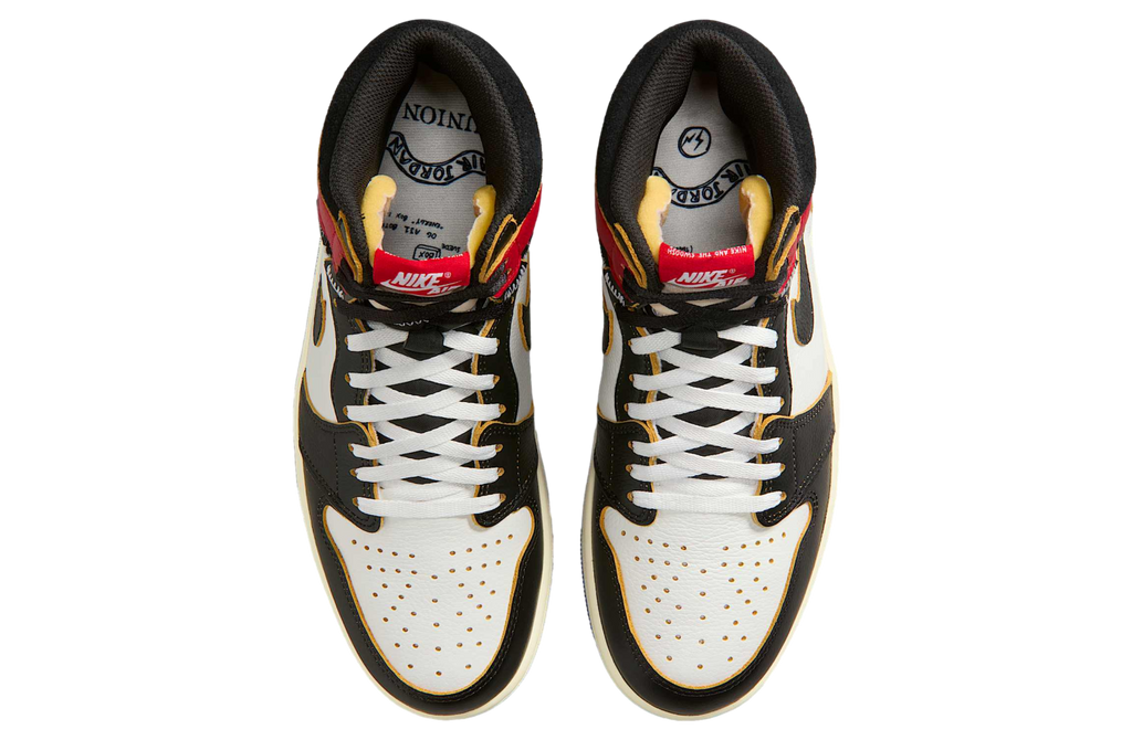 Fragment x Union x Air Jordan 1 High OG Black / White - Image 4