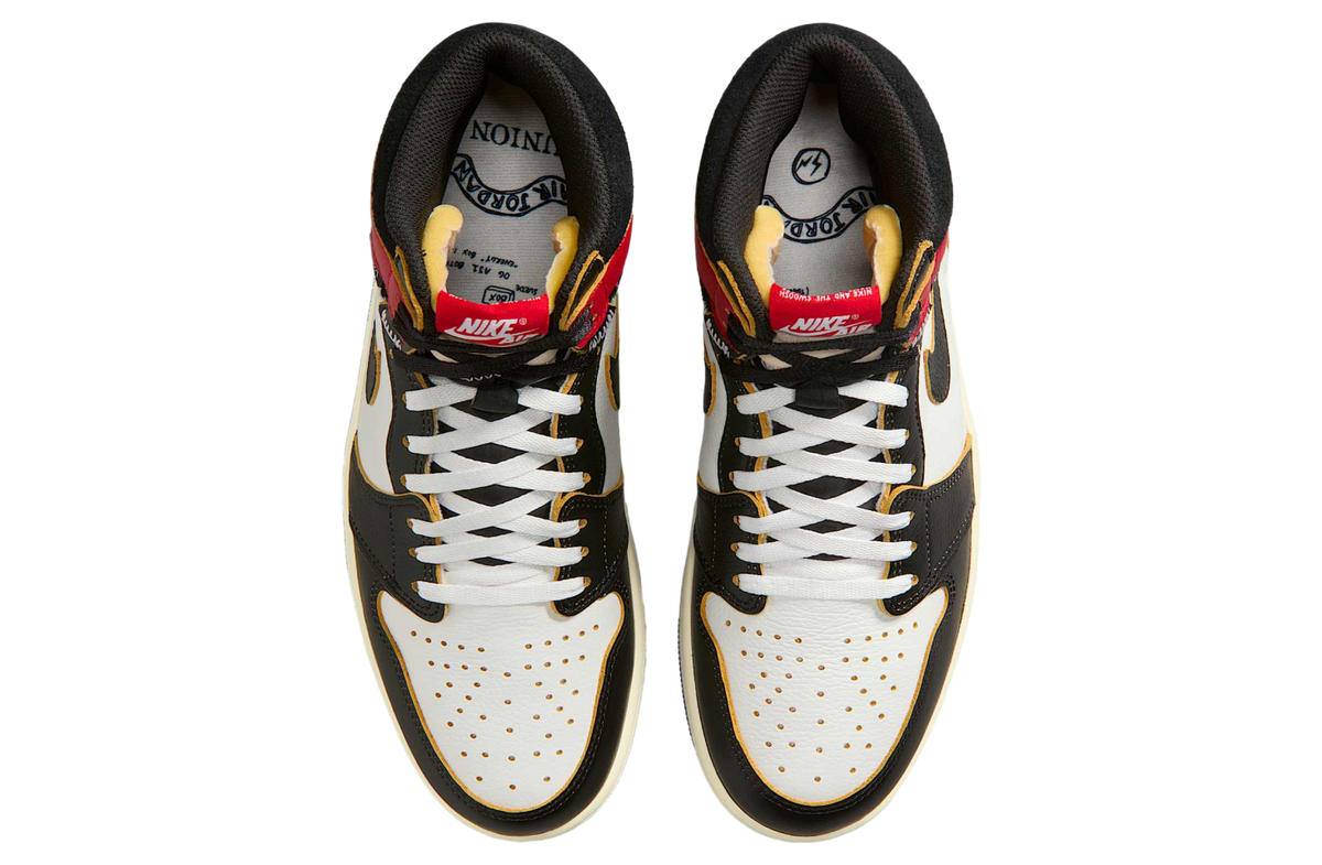 Fragment x Union x Air Jordan 1 High OG Black / White - Image 4