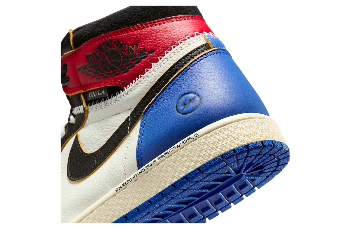 Fragment x Union x Air Jordan 1 High OG Black / White - Image 8