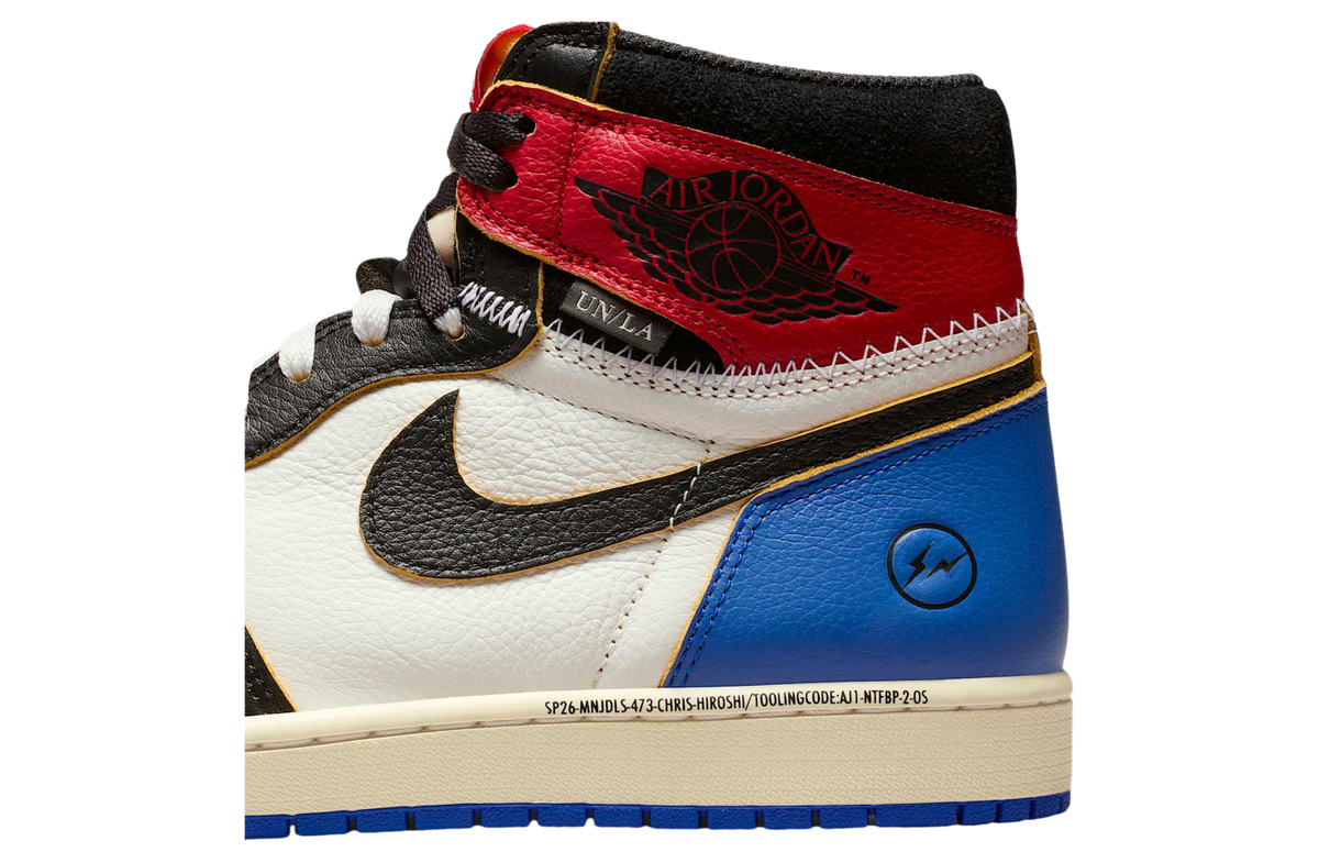 Fragment x Union x Air Jordan 1 High OG Black / White - Image 9