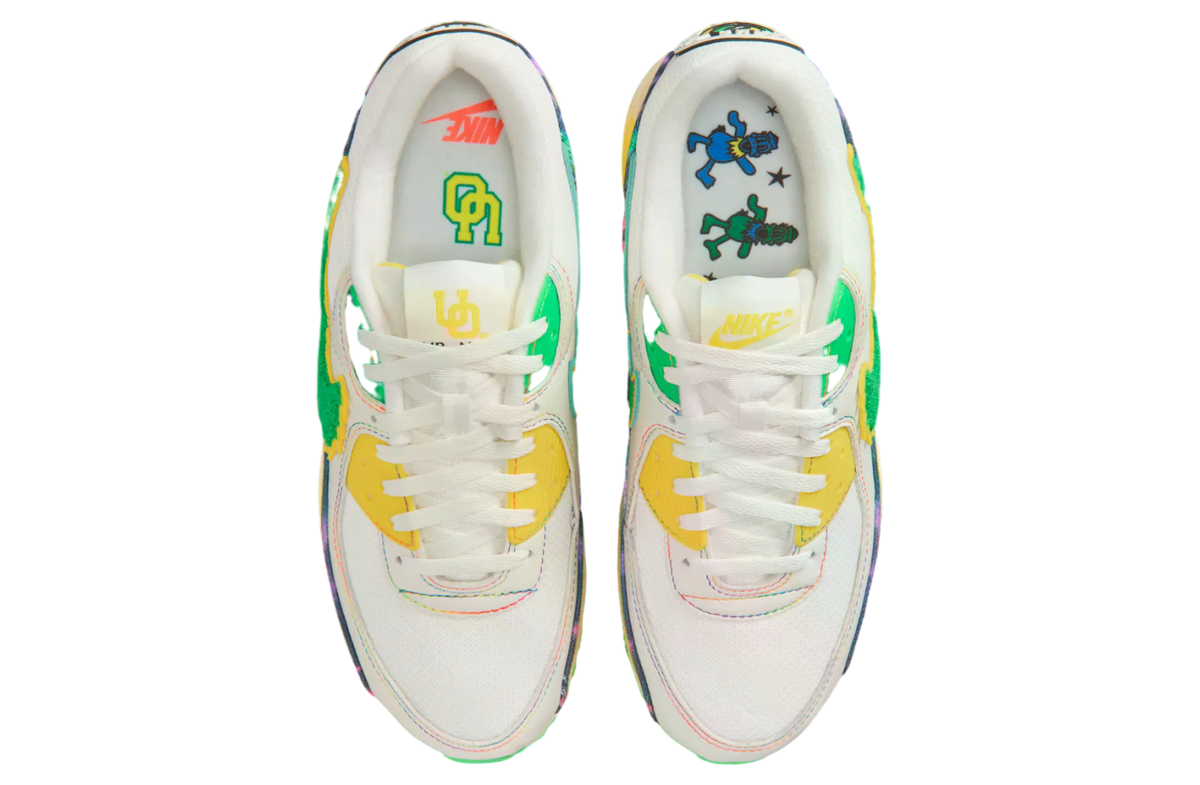 Grateful Dead x University of Oregon x Nike Air Max 90 Grateful Ducks - Image 4