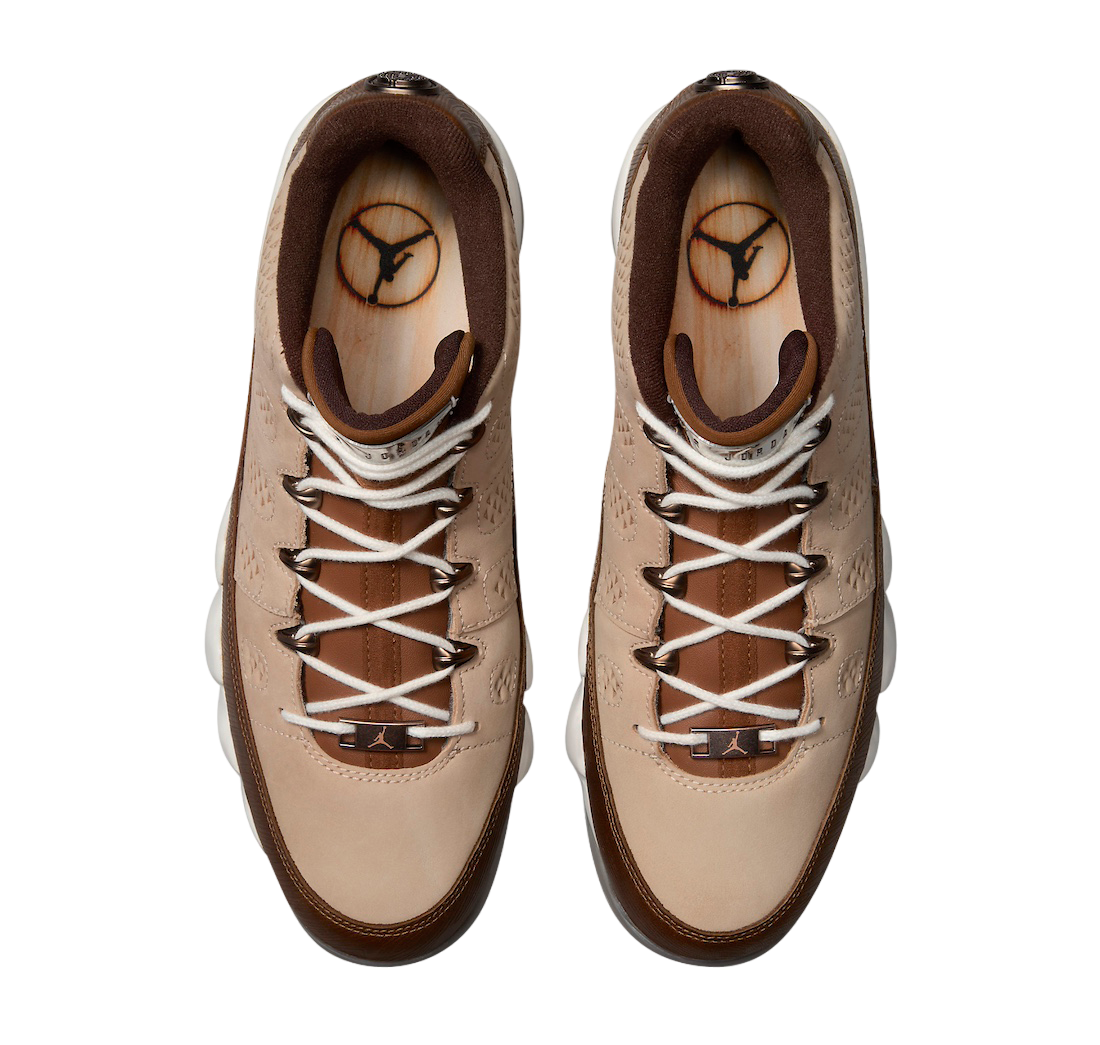 Happy Life Wood x Air Jordan 9 Low Golf - Image 4