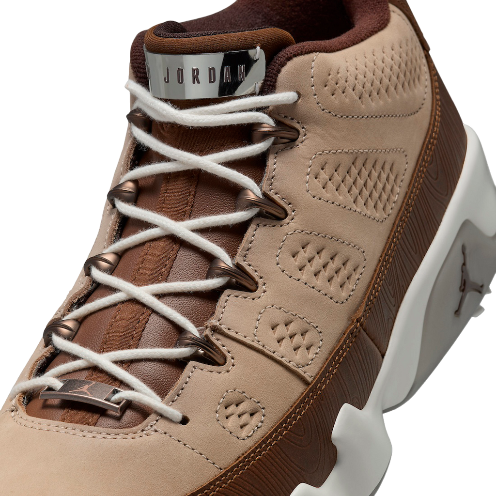 Happy Life Wood x Air Jordan 9 Low Golf - Image 9
