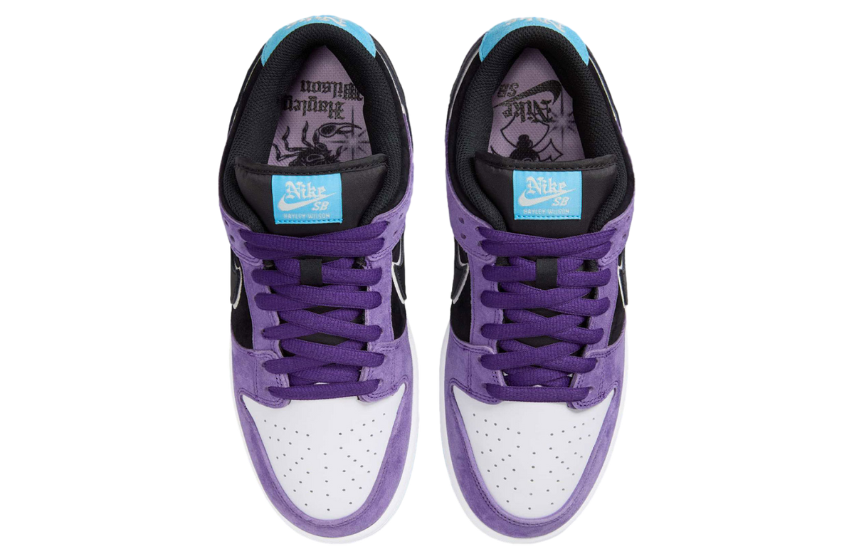 Hayley Wilson x Nike SB Dunk Low Court Purple / White - Image 4