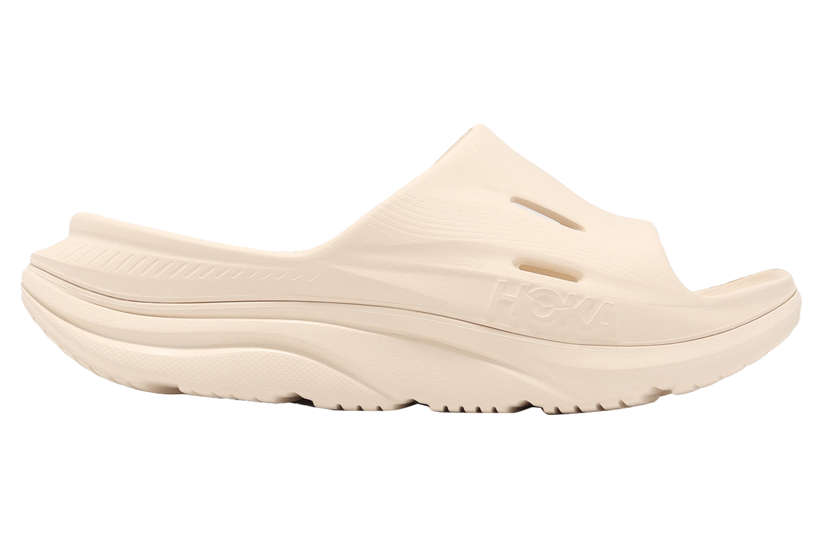Hoka U ORA Recovery Slide 3 Vanilla - Image 4