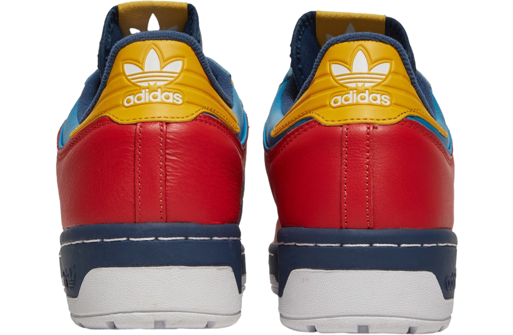 Human Made x Adidas Rivalry Low Scarlet Aqua - Image 4
