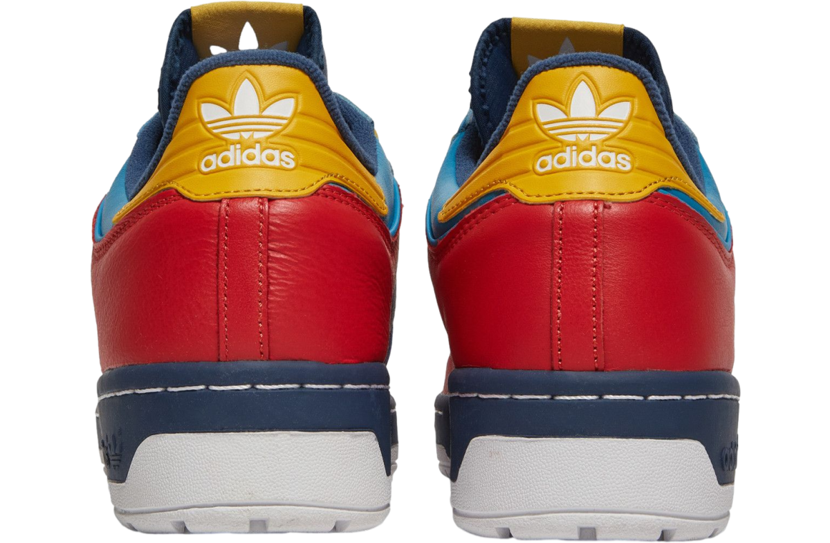 Human Made x Adidas Rivalry Low Scarlet Aqua - Image 4