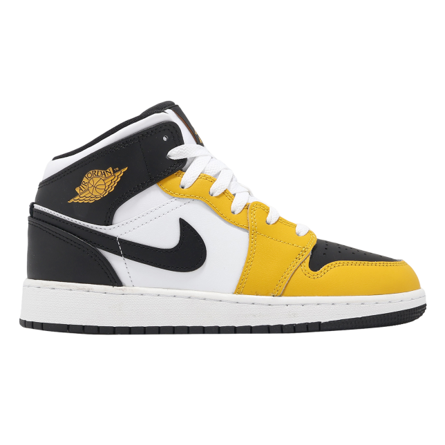 Jordan 1 Mid Yellow Ochre GS Yellow Ochre / White - Image 5