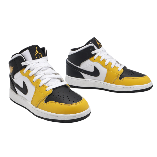 Jordan 1 Mid Yellow Ochre GS Yellow Ochre / White - Image 7