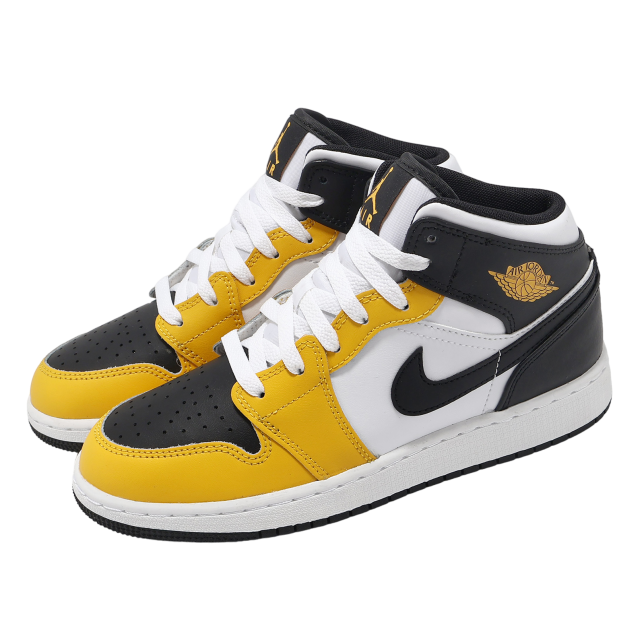 Jordan 1 Mid Yellow Ochre GS Yellow Ochre / White - Image 8