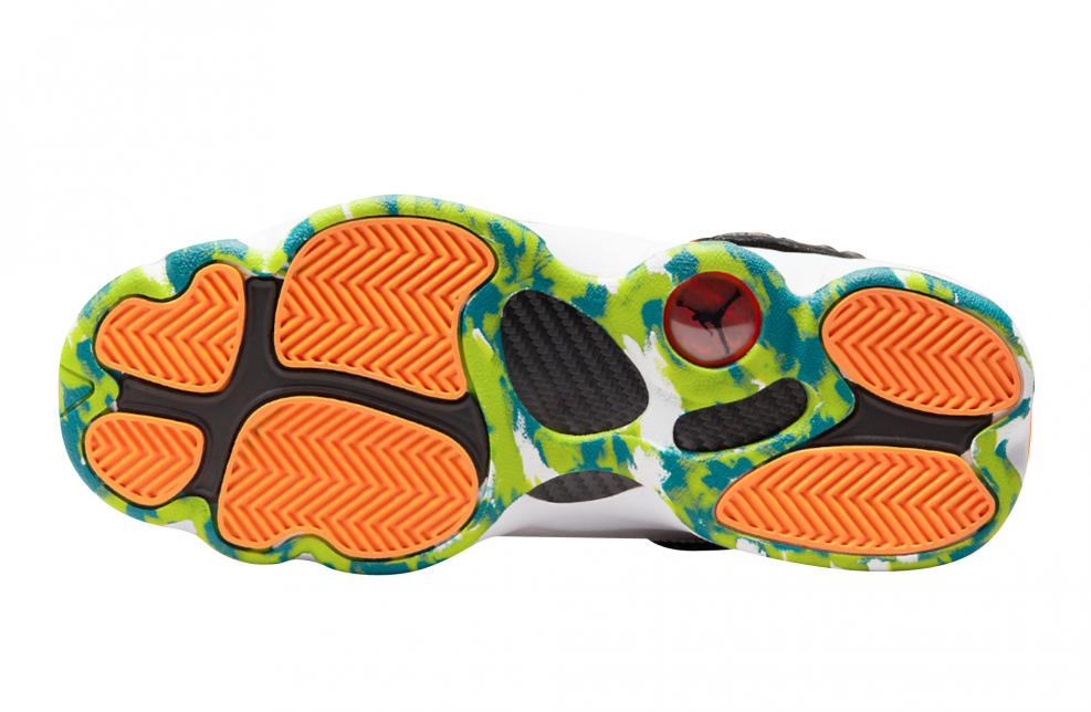 Jordan 6 Rings GS Black White Neon - Image 6