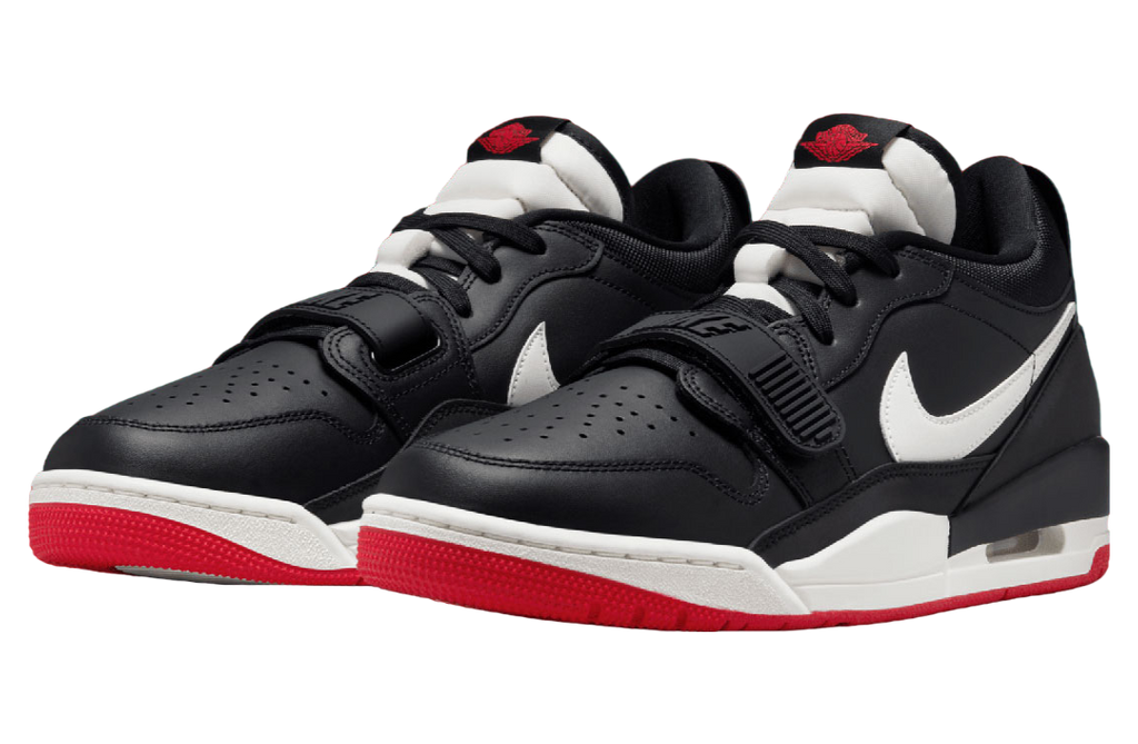 Jordan Legacy 312 Low Black / University Red - Image 2