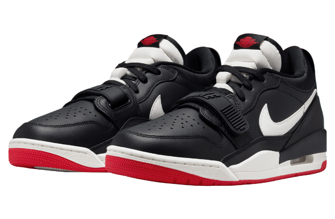 Jordan Legacy 312 Low Black / University Red - Image 2