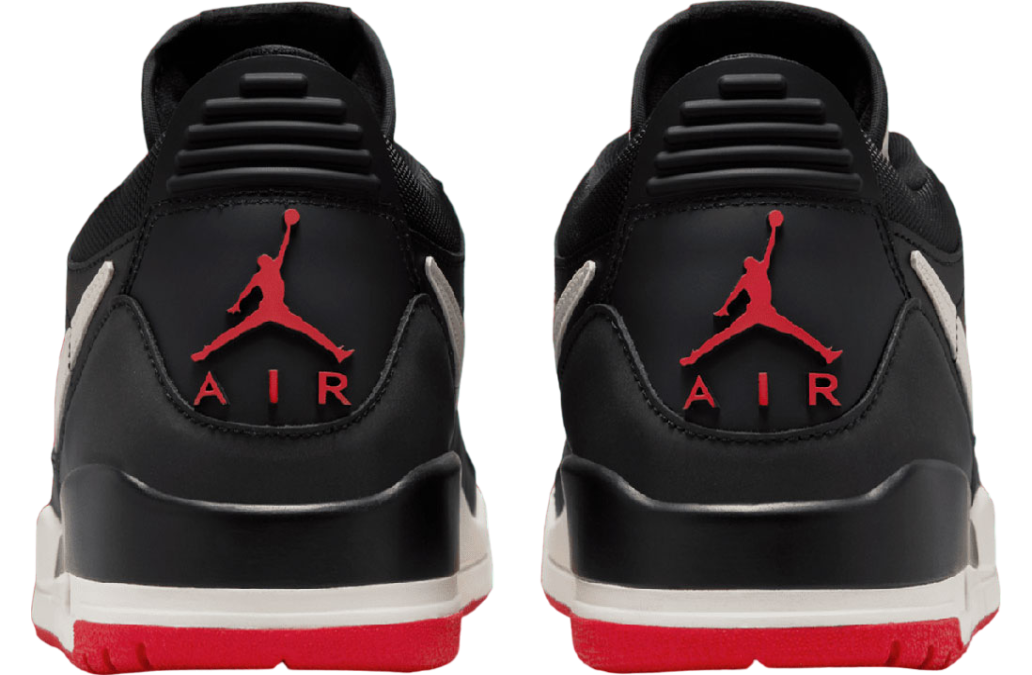 Jordan Legacy 312 Low Black / University Red - Image 5
