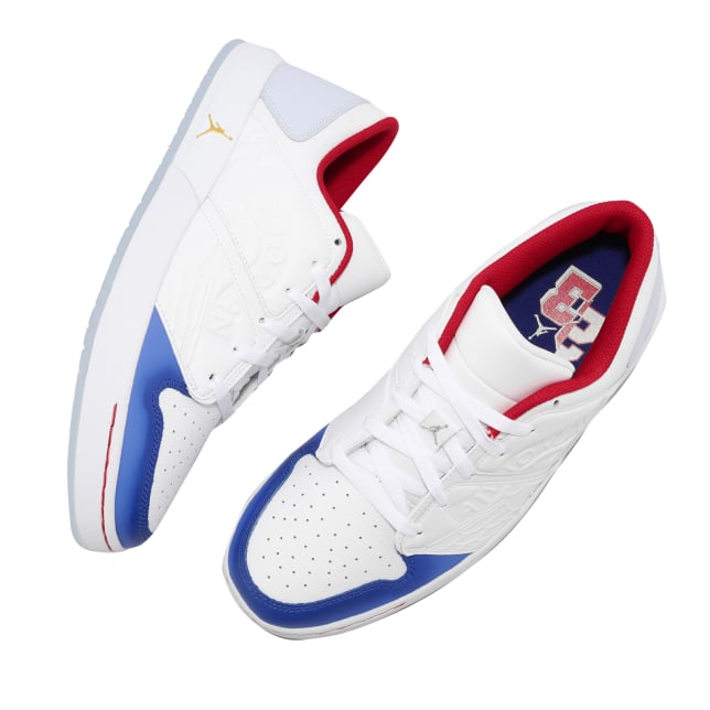 Jordan Nu Retro 1 Low White Game Royal - Image 6