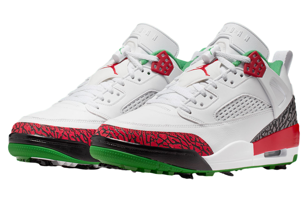 Jordan Spizike Low Golf White / Classic Green - Image 2