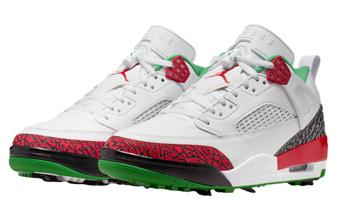 Jordan Spizike Low Golf White / Classic Green - Image 2