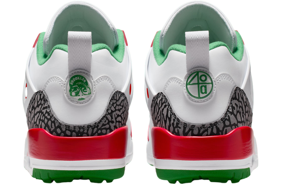 Jordan Spizike Low Golf White / Classic Green - Image 5