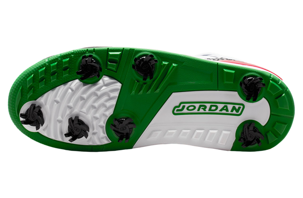 Jordan Spizike Low Golf White / Classic Green - Image 6