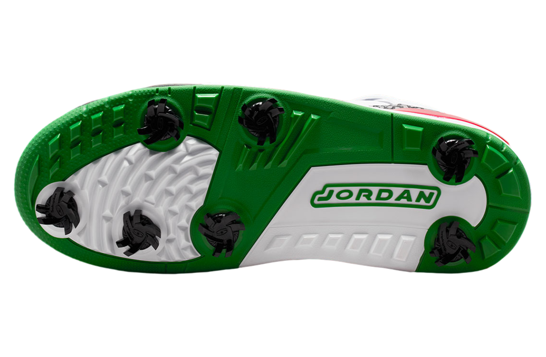 Jordan Spizike Low Golf White / Classic Green - Image 6