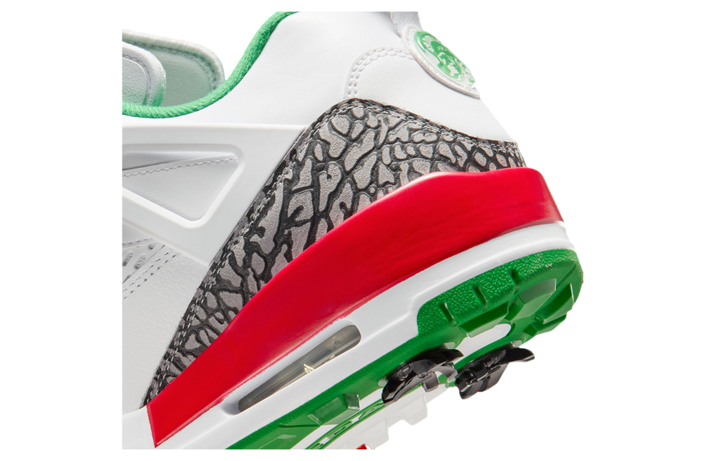 Jordan Spizike Low Golf White / Classic Green - Image 8