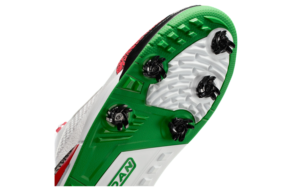 Jordan Spizike Low Golf White / Classic Green - Image 9