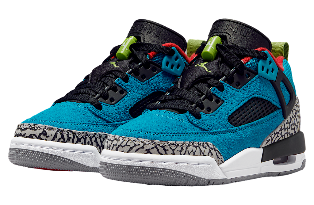 Jordan Spizike Low GS Neo Turquoise / Light Crimson - Image 5