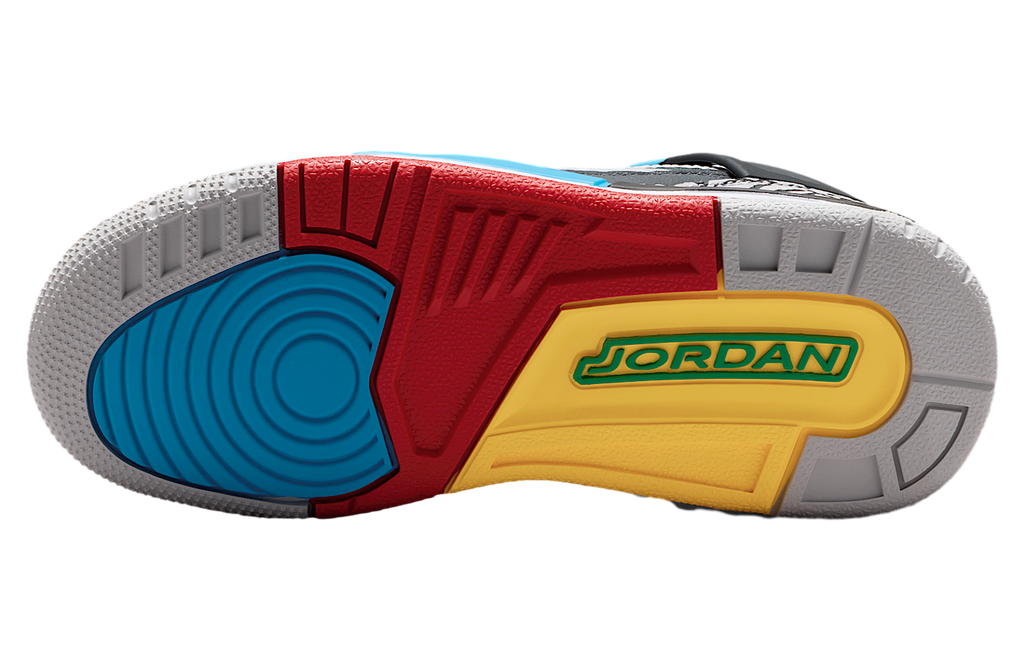 Jordan Spizike Low SE GS Neutral Grey / Surf Blue - Image 2