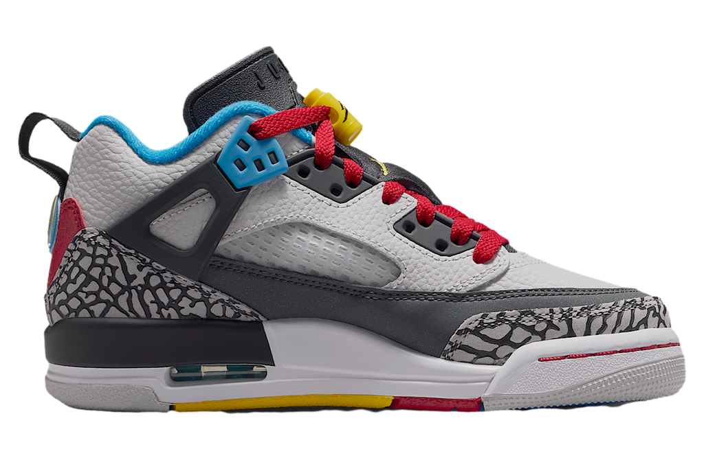 Jordan Spizike Low SE GS Neutral Grey / Surf Blue - Image 3