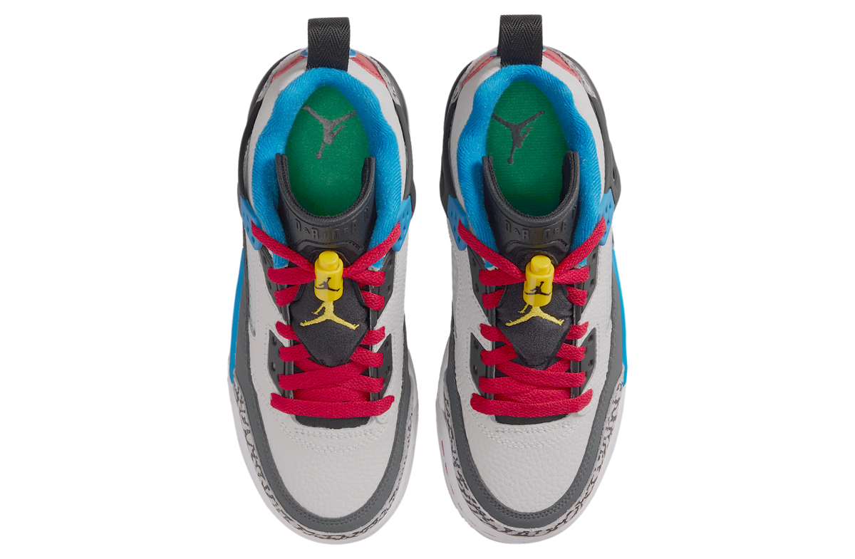 Jordan Spizike Low SE GS Neutral Grey / Surf Blue - Image 4