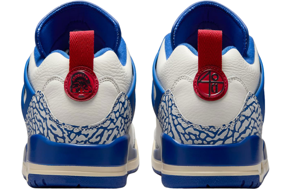Jordan Spizike Low Storm Blue / Varsity Red - Image 4