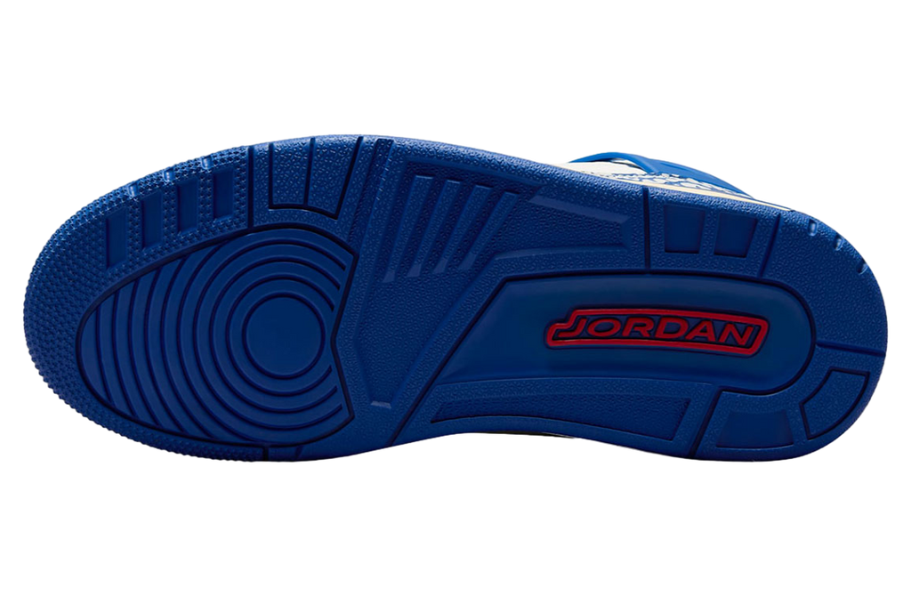 Jordan Spizike Low Storm Blue / Varsity Red - Image 5