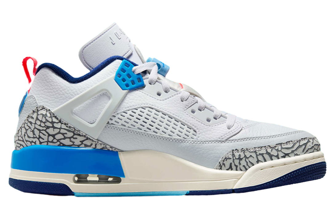 Jordan Spizike Low White / Blue Void / Hot Lava - Image 3