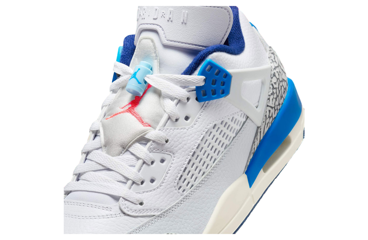 Jordan Spizike Low White / Blue Void / Hot Lava - Image 8