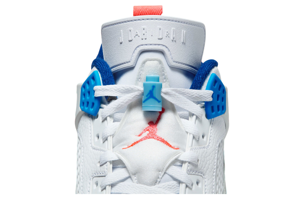 Jordan Spizike Low White / Blue Void / Hot Lava - Image 9