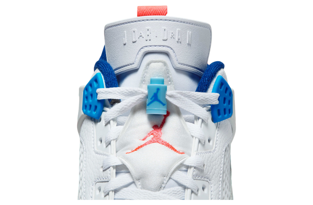 Jordan Spizike Low White / Blue Void / Hot Lava - Image 9
