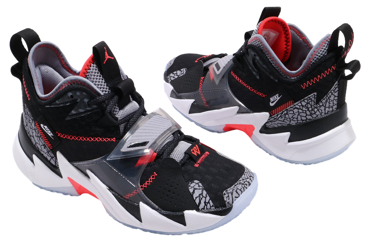 Jordan Why Not Zer0.3 GS Black / Bright Crimson - Image 6