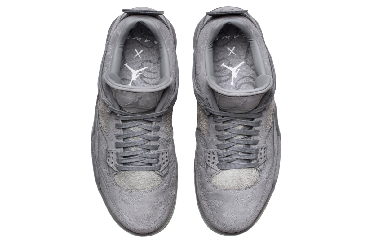 KAWS x Air Jordan 4 Cool Grey - Image 5