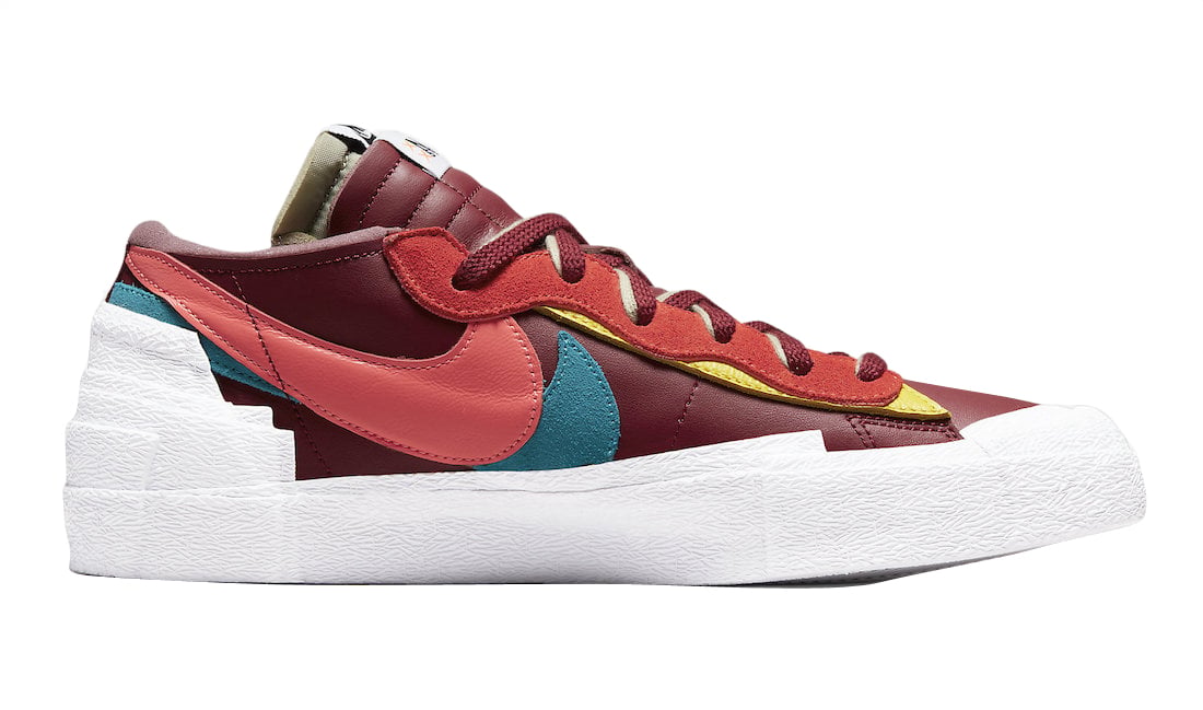 KAWS x sacai x Nike Blazer Low Team Red - Image 3