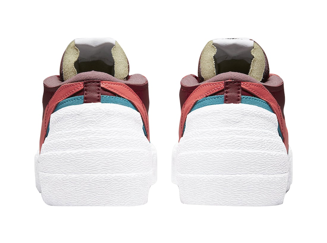KAWS x sacai x Nike Blazer Low Team Red - Image 5