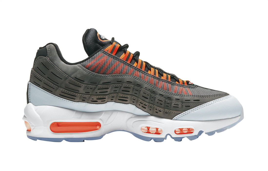 Kim Jones x Nike Air Max 95 Black Total Orange - Image 3