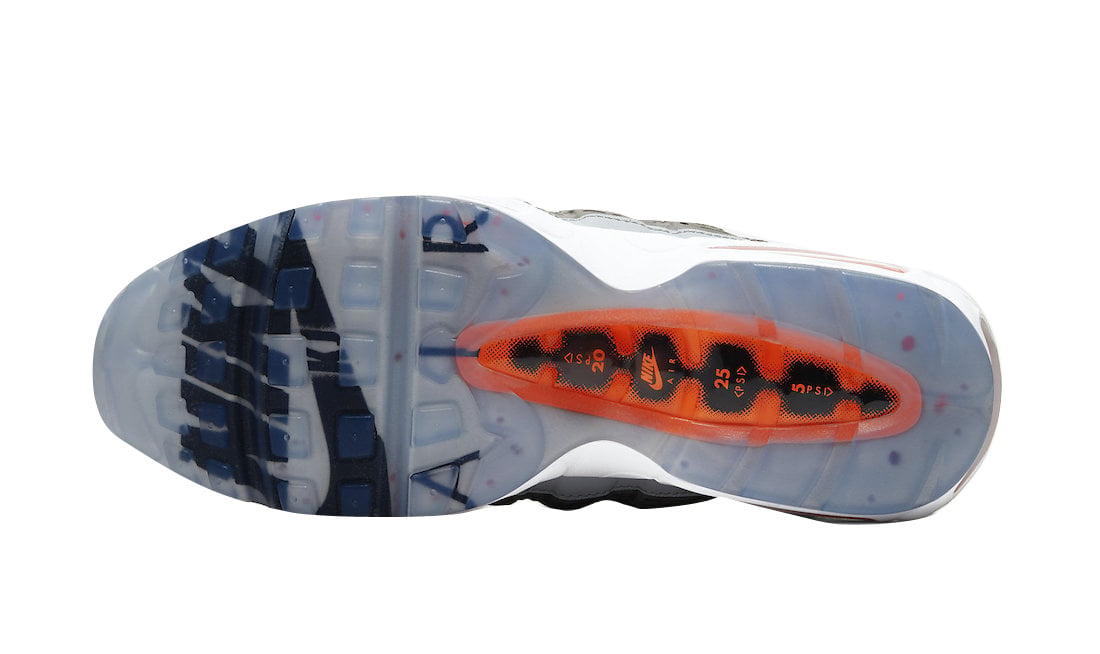 Kim Jones x Nike Air Max 95 Black Total Orange - Image 8