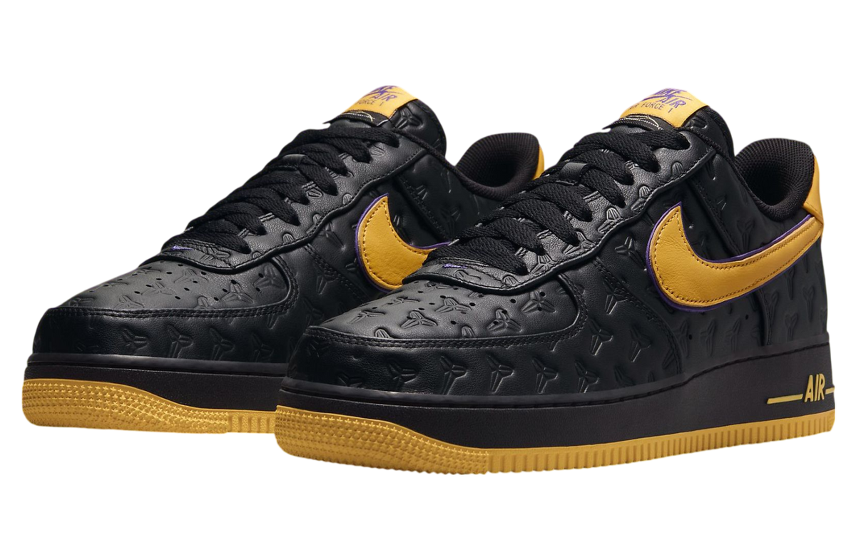 Kobe Bryant x Nike Air Force 1 Low Black / Varsity Maize - Image 2
