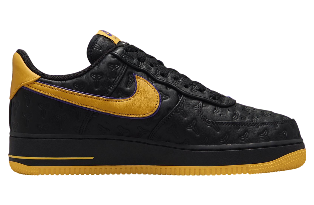 Kobe Bryant x Nike Air Force 1 Low Black / Varsity Maize - Image 3