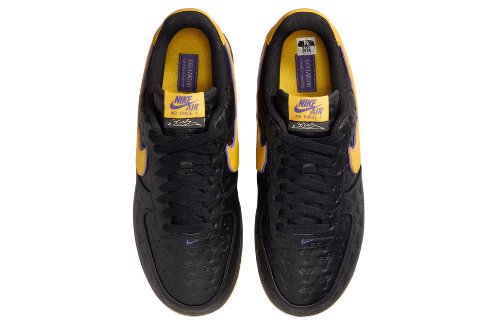 Kobe Bryant x Nike Air Force 1 Low Black / Varsity Maize - Image 4