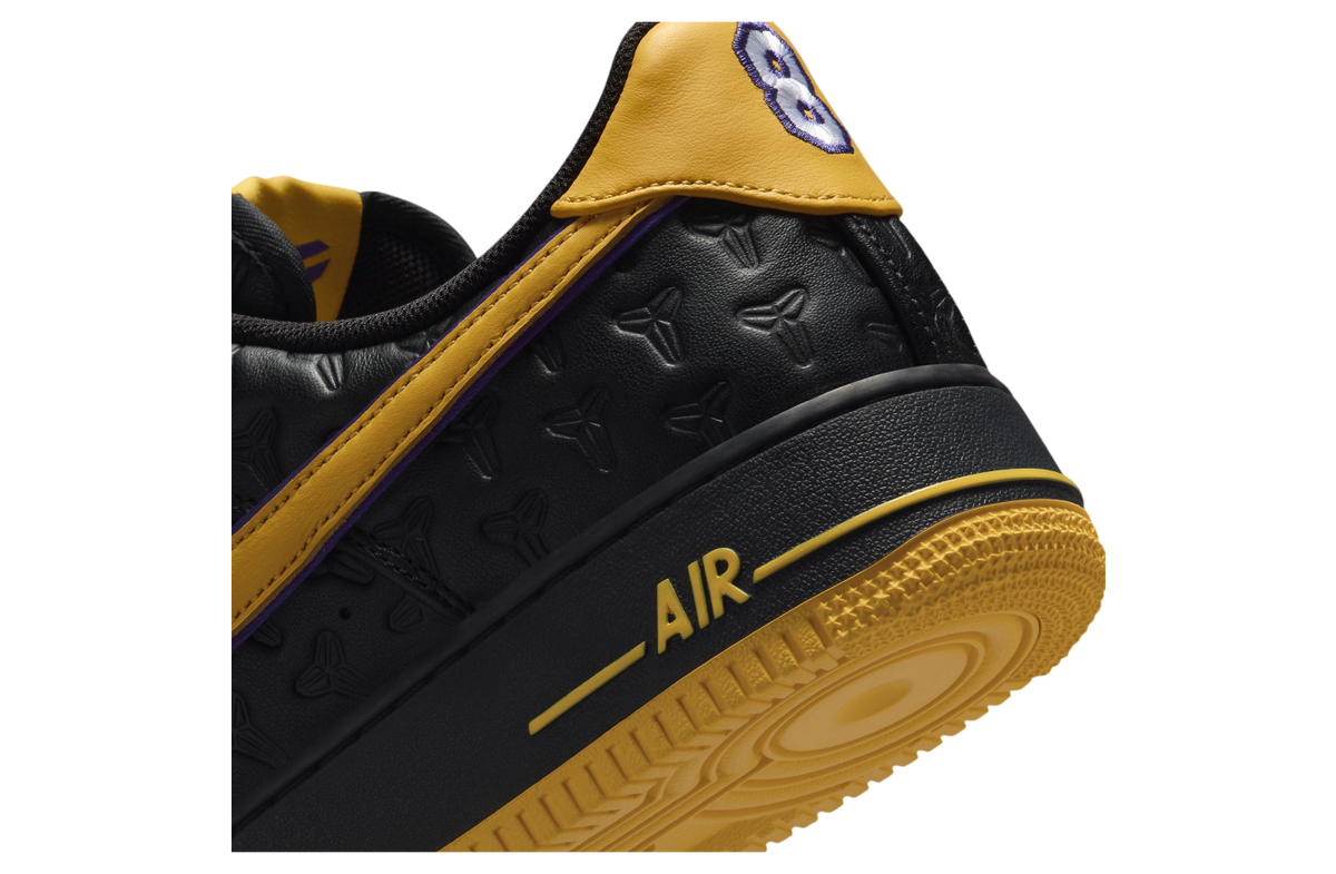Kobe Bryant x Nike Air Force 1 Low Black / Varsity Maize - Image 7