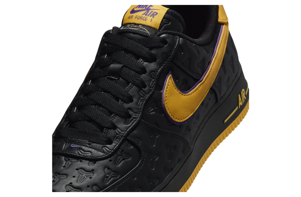 Kobe Bryant x Nike Air Force 1 Low Black / Varsity Maize - Image 9