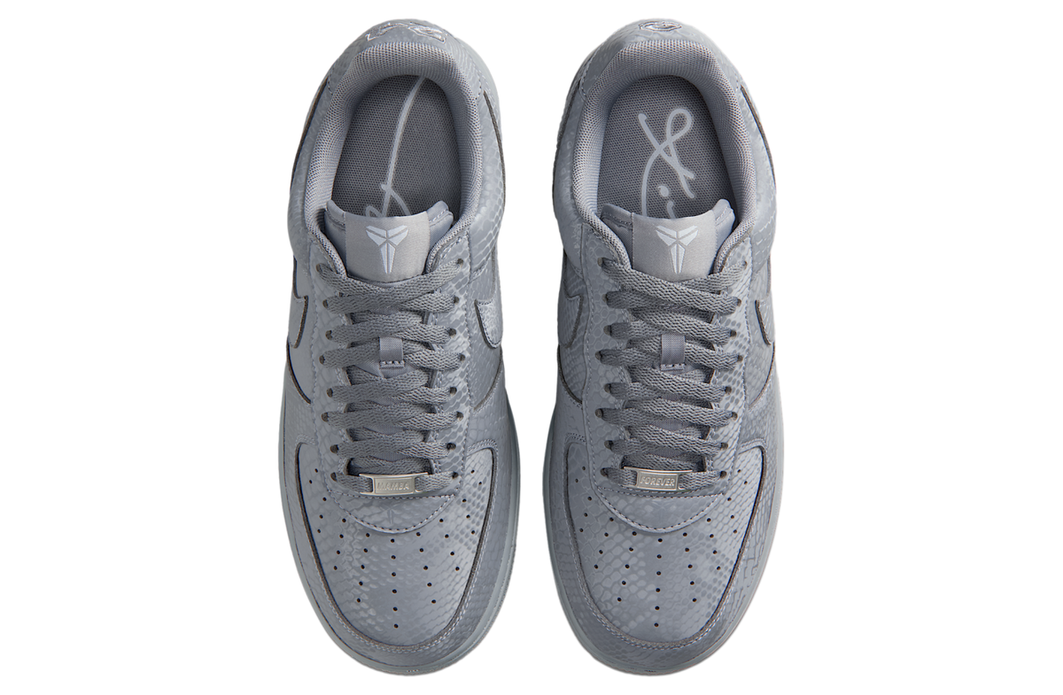 Kobe Bryant x Nike Air Force 1 Low Cool Grey / Wolf Grey - Image 4